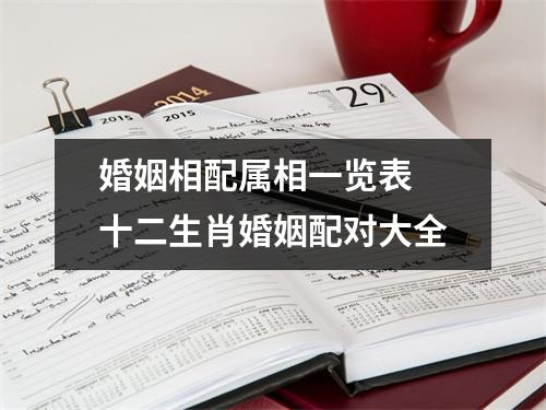 婚姻相配属相一览表十二生肖婚姻配对大全