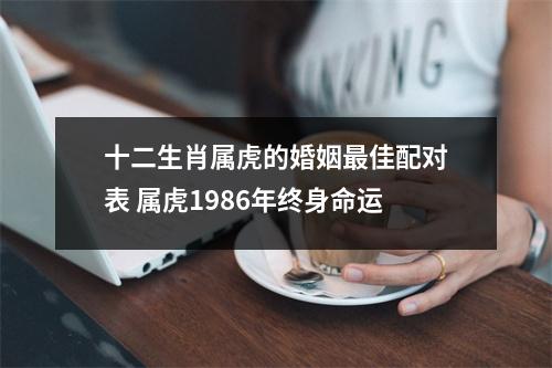 十二生肖属虎的婚姻佳配对表属虎1986年终身命运