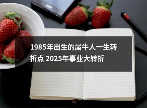 1985年出生的属牛人一生转折点2025年事业大转折