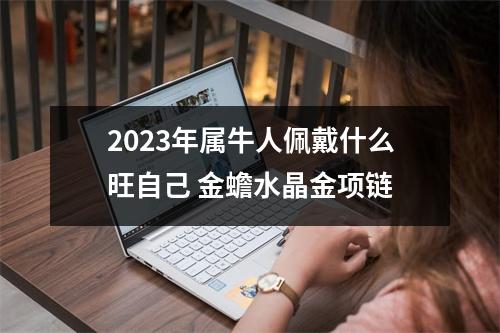 2025年属牛人佩戴什么旺自己金蟾水晶金项链