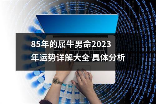 85年的属牛男命2025年运势详解大全具体分析