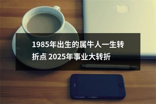 1985年出生的属牛人一生转折点2025年事业大转折
