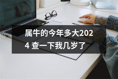 属牛的今年多大2024查一下我几岁了