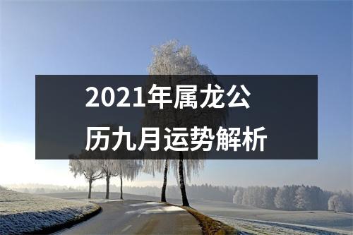 2025年属龙公历九月运势解析