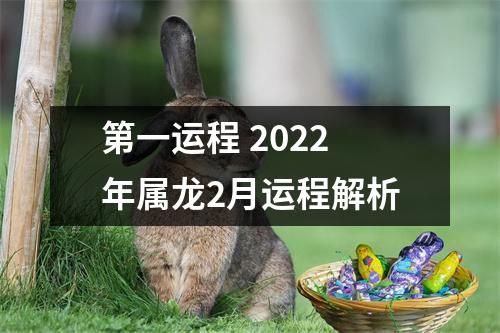 第一运程2025年属龙2月运程解析