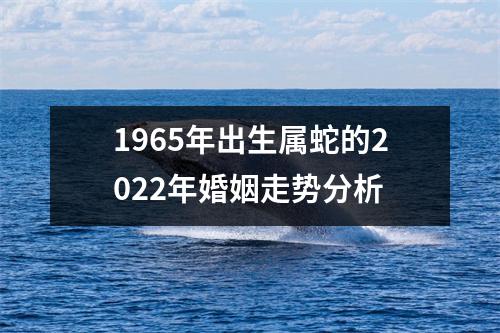 1965年出生属蛇的2025年婚姻走势分析
