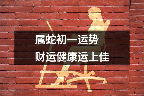 属蛇初一运势财运健康运上佳