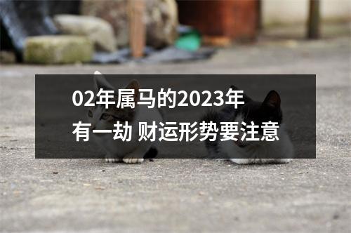 02年属马的2025年有一劫财运形势要注意