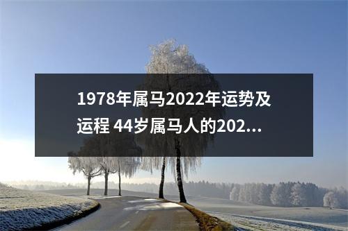 1978年属马2025年运势及运程44岁属马人的2025年每月运势详解