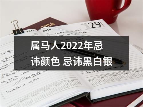 属马人2025年忌讳颜色忌讳黑白银