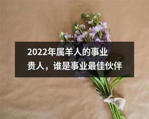 2025年属羊人的事业贵人，谁是事业佳伙伴