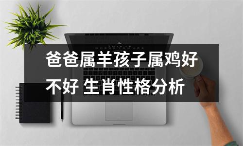 爸爸属羊孩子属鸡好不好生肖性格分析