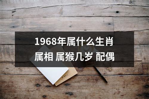 1968年属什么生肖属相属猴几岁配偶