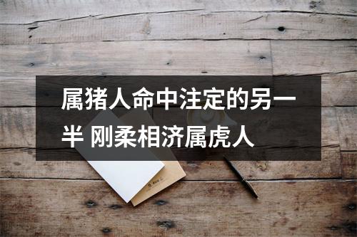 属猪人命中注定的另一半刚柔相济属虎人