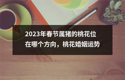 2025年春节属猪的桃花位在哪个方向，桃花婚姻运势