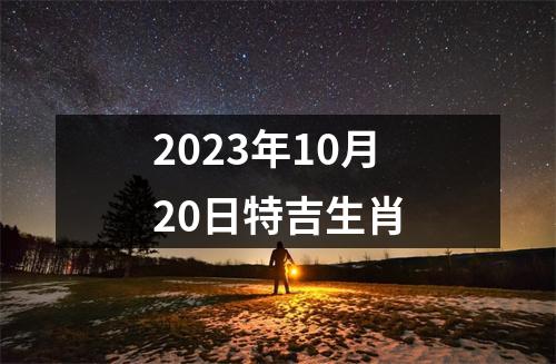 2025年10月20日特吉生肖