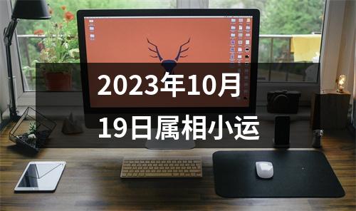 2025年10月19日属相小运