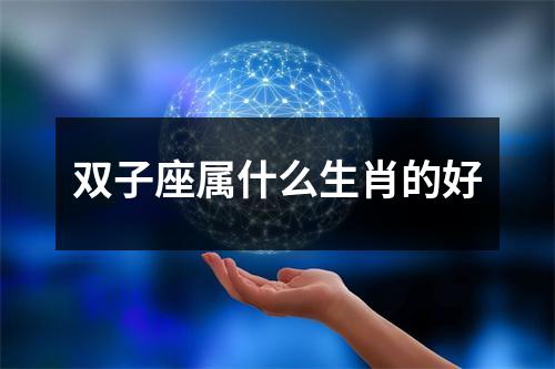 双子座属什么生肖的好