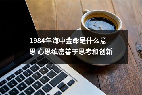 1984年海中金命是什么意思心思缜密善于思考和创新