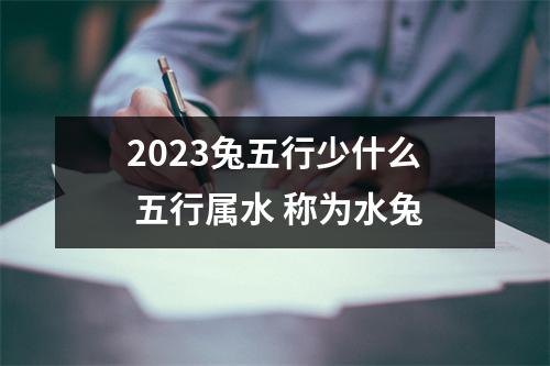 2025兔五行少什么五行属水称为水兔