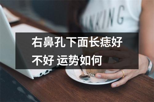 右鼻孔下面长痣好不好运势如何