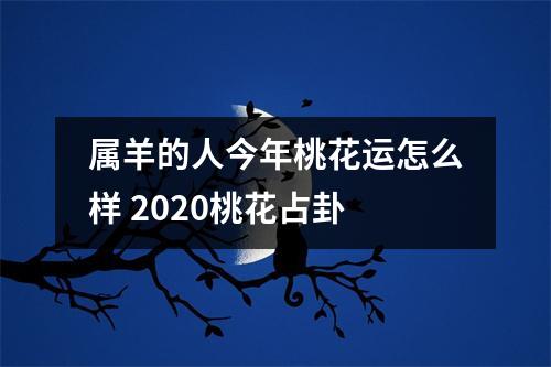 属羊的人今年桃花运怎么样2025桃花占卦