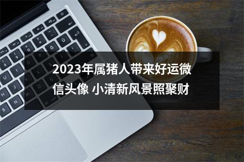 2025年属猪人带来好运微信头像小清新风景照聚财