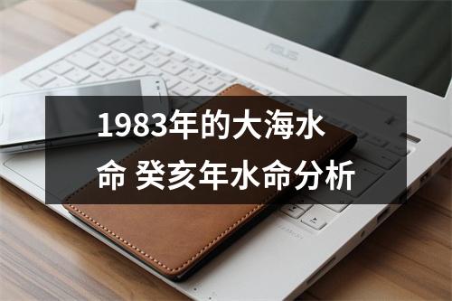 1983年的大海水命癸亥年水命分析