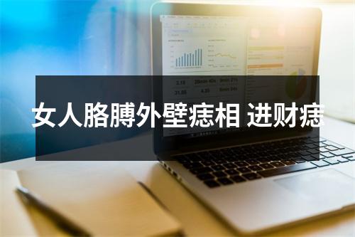 女人胳膊外壁痣相进财痣