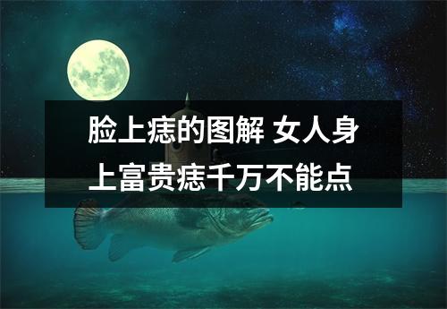 脸上痣的图解女人身上富贵痣千万不能点