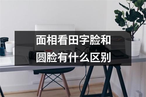 面相看田字脸和圆脸有什么区别